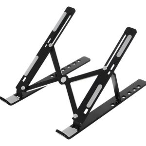 Soporte Ergonómico Stöd Aluminio Plegable Antideslizante Para Laptop 15.5'' Negro