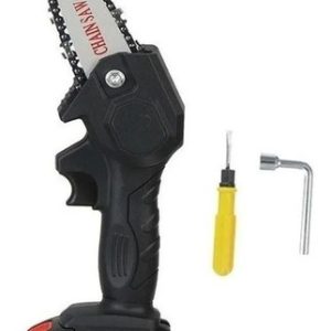 Motosierra Eléctrica A Batería Genérica Scc De 2.1kw Color Negro