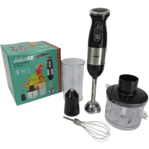 Batidora De Inmersión 3 En 1 Licuadora Mano Multifuncional Negro