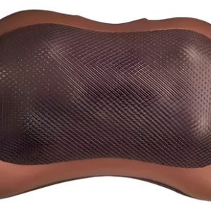 Masajeador Térmico Almohada Cojin Antiestres Lumbar Marrón Oscuro