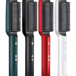 Cepillo Alisador Genérica Escova Alisadora Branca Negro