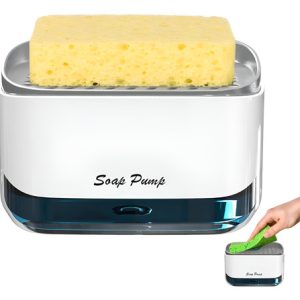 Dispensador Jabón Líquido Wincheers 369ml Con Esponja Manual Antideslizante