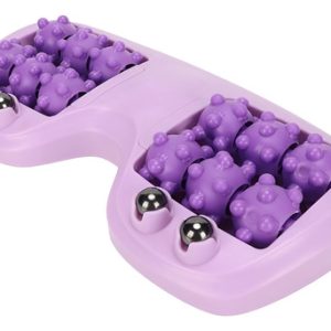 Masajeador De Pies Con Rodillo Gimnasia Relajante Pies Blanco