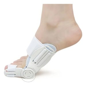 Corrector Ortopédico De Juanete Ajustable En Tres Ángulos Color Blanco Talla Unica