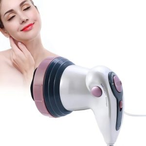 Masajeador C/infrarrojo Body Innovation Celulitis Enviograti Color Blanco Con Negro