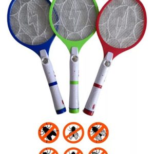 Raqueta Mata Zancudos Y Moscas Rojo
