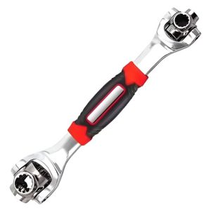 Llave Multifuncional 360* Llave Tigre 48 Herramientas Plateado
