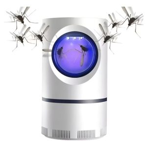 Lámpara Mata Zancudos Led Modelo Matamoscas Usb Plástico Colgable Silencioso