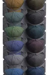 Perchero Organizador De Gorras 14 Puestos Gris Oscuro