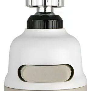 Grifo Ahorrador Agua Grifo Giratorio 360° Difusor Llave Blanco Chrome Polished