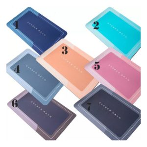 Tapete Antideslizante Baño Ducha Anti Absorbente Alfombra Gris