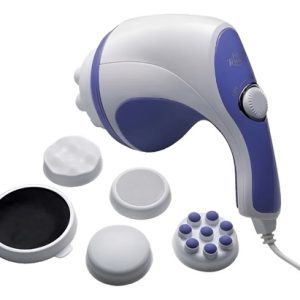 Masajeador Corporal Relax Tone 5 Cabezas Relaja Y Tonifica Blanco