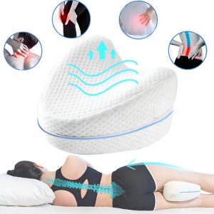 Almohada Ortopédica Rodilla Sagaiot Cojín Memoria Hipoalergénico Dormir Lado
