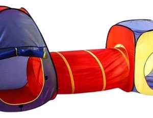 De Campaña Infantil 3 En 1 Con Túnel
