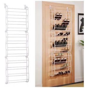 Organizador Zapatos Metalico Zapatero 36 Pares Blanco