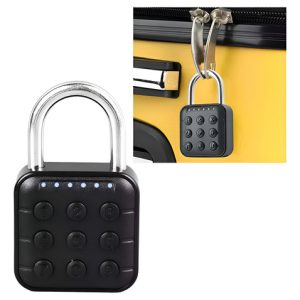 Candado 6 Dígitos Seguridad Impermeable Resistente Golpes Negro