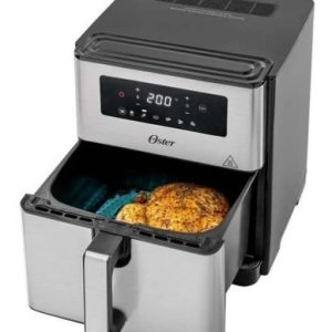 Freidora De Aire Digital Oster® Con Capacidad 9l Ckstaf90 Plateado