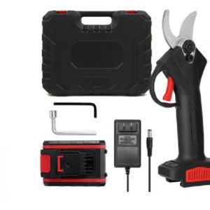 Tijera Para Podar Electrica Inalambrica Recargable De 24v - Negro