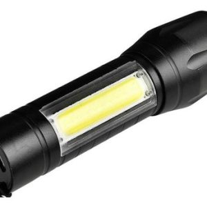 Mini Linterna Xpe Cob, Linterna Led Con Carga Usb
