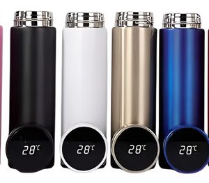 Termo Led Digital Inteligente En Acero Inoxidable Con Pantalla Tactil