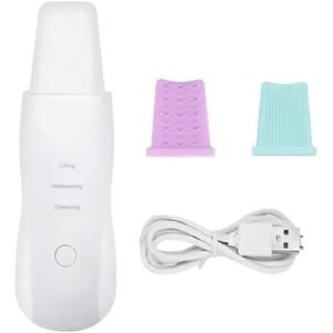 Limpiador Ultrasonico Hidrata Exfoliante Facial Con Espatula