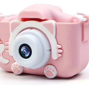 Cámara Digital Para Niños Videocámara Infantil Juegos Rosa