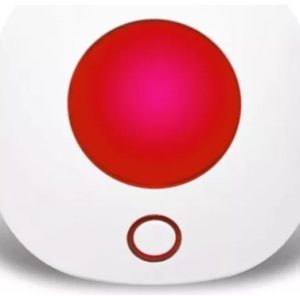 Alarma Estroboscopica Sirena Seguridad Hogar Inalambrica Gris