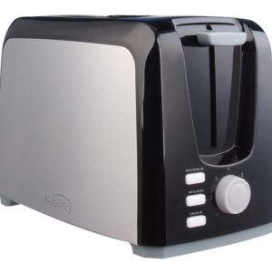 Tostadora 2 Puestos Kalley Negra 2 Panes Negro