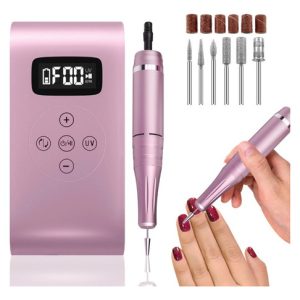 Pulidor De Uñas Electrico + Lampara Uv 2 En 1 Manicure Pro