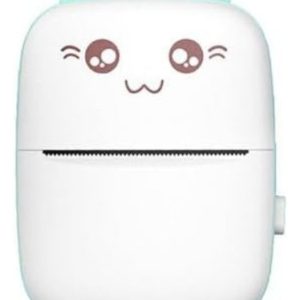Mini Impresora Térmica Portátil Bluetooth Gatito Blanco