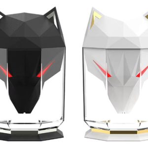 Difusor Humidificador Ultrasónico Cara De Lobo Hogar Negro