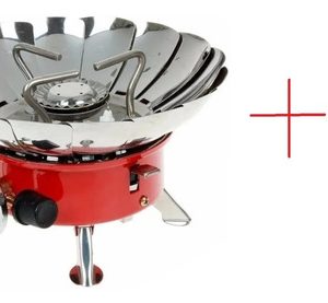 Estufa De Camping De 1 Puesto Mini Estufa + Gas Portatil