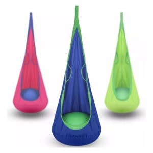 Sillón Mecedora Niños Columpio Iluminado Led Cojín Inflable Aleatorio