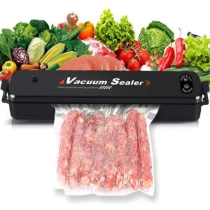 Selladora Automática Al Vacío Alimentos Yelio Vacuum Sealer Negra