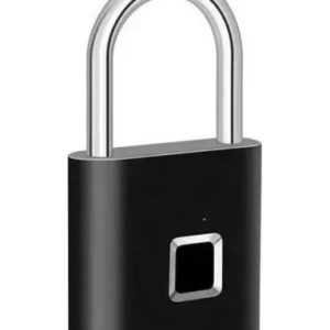 Candado De Huella Digital Sin Llave Candado Recargable Negro