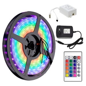 Tira Led 5mts Rgb Tl5 Con Control Remoto