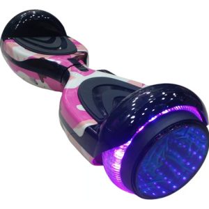 Malumeta Scooter 6.5 Pulgadas Bluetooth Luces Rosa - Rosa - Multicolor