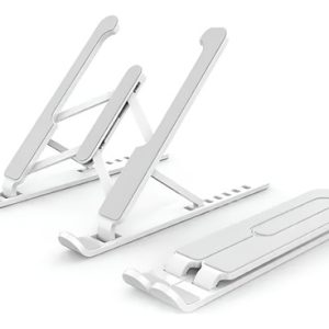Soporte Plegable Para Computador Portatil Hasta De 15.6  Blanco