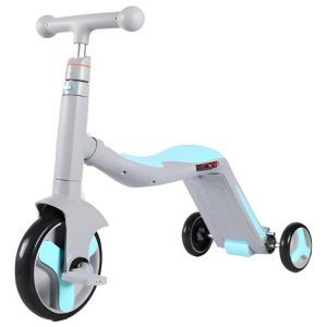 Patineta Scooter 3 In 1 Niño Niña Manopatin Triciclos Musica Color Azul