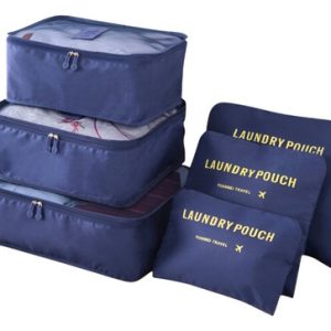 Bolsas Viaje 6 En 1 Bolsas Organizadoras Viaje Maleta Azul