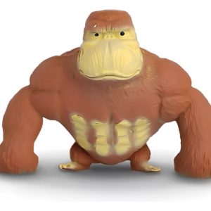 Juguete Antiestres Gorila Elástico Indestructible Blando Café