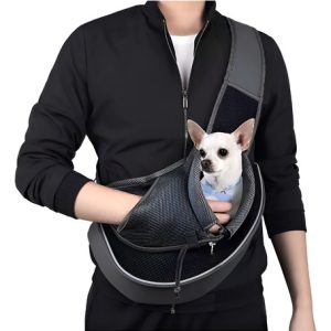 Cargador Mascotas Bolso Maleta Canguro Perros Cachorros Gris Oscuro