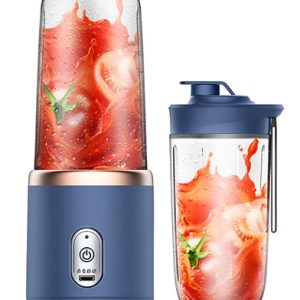 Vaso Licuadora Portatil Mini Licuadora Para Batidos  Azul