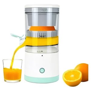 Exprimidor Naranja Limón Recargable Usb Extractor Portátil Blanco