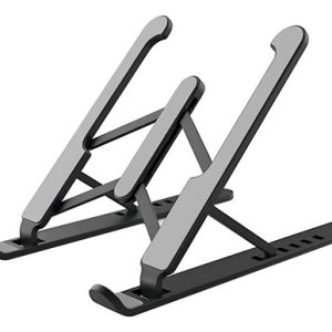 Base Apoyo Soporte Plegable Para Notebook Macbook Tablet P1 Color Negro