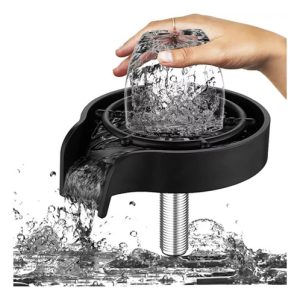 Accesorios Para Lavar Vasos Y Copas Con Agua A Presion Hogar Mate Negro