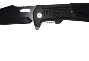 Navaja Táctico Cuchillo Supervivencia Daga Plegable Militar Negro
