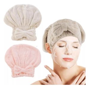 Gorro Microfibra Para Secar Pelo Resorte Gorro Aleatorio