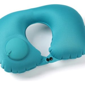 Kit De Almohada De Viaje Inflable + Antifaz + Tapa Oidos Agua