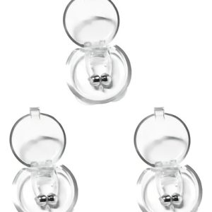 Kit De 3 Pinzas Nasales Magnéticas Antironquidos Con Imán Para La Apnea Nasal